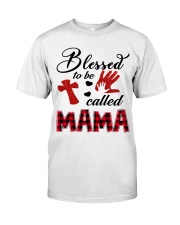 Blessed To Be Called Mama - Red Classic T-Shirt front