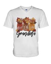 Blessed To Be Called Grandma - M V-Neck T-Shirt tile