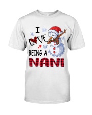 I Love Being A Nani - Xmas Classic T-Shirt front