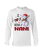 I Love Being A Nani - Xmas Long Sleeve Tee tile