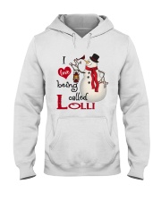 I Love Being Called Lolli- Xmas Hooded Sweatshirt tile