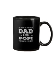 God Grant Me Two Titles Dad And Popi - New Mug tile