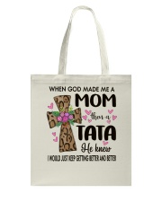 Mom Then A Tata - Cross Tote Bag tile