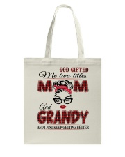 Mom And Grandy - Red 2022 .Png Tote Bag tile