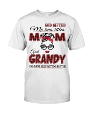 Mom And Grandy - Red 2022 .Png Classic T-Shirt front