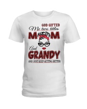 Mom And Grandy - Red 2022 .Png Ladies T-Shirt tile