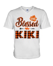 Blessed Kiki - Autumn V-Neck T-Shirt tile