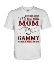 Mom And Gammy - H2 V-Neck T-Shirt tile