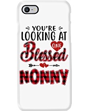 One Blessed Nonny - Red Phone Case tile