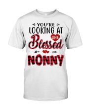 One Blessed Nonny - Red Classic T-Shirt front
