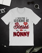 One Blessed Nonny - Red Classic T-Shirt lifestyle-mens-crewneck-front-16