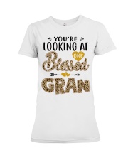 One Blessed Gran - Leo Premium Fit Ladies Tee tile