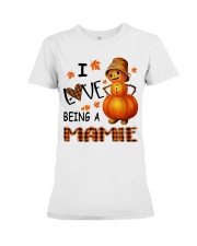 I Love Being A Mamie - Great Premium Fit Ladies Tee tile