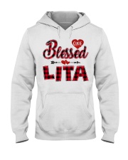 Blessed Lita - Red Hooded Sweatshirt tile