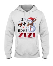 I Love Being A Zizi - Xmas Hooded Sweatshirt tile