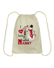 I Love Being Called Nanny - Xmas Drawstring Bag tile