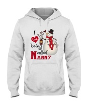 I Love Being Called Nanny - Xmas Hooded Sweatshirt tile