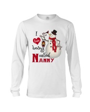 I Love Being Called Nanny - Xmas Long Sleeve Tee tile