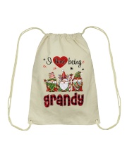 I Love Being Grandy - R Drawstring Bag tile