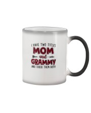 I have two titles mom and GRAMMY Color Changing Mug tile