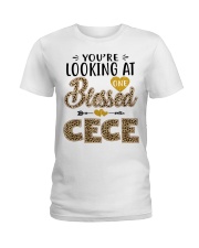 One Blessed Cece - Leo Ladies T-Shirt tile