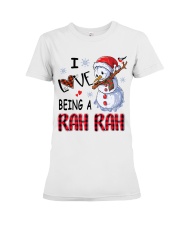 I Love Being A Rah Rah - Xmas Premium Fit Ladies Tee tile