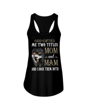Mom And Mam - Rock Them Both Cross Ladies Flowy Tank tile