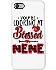 One Blessed Nene - Red Phone Case tile