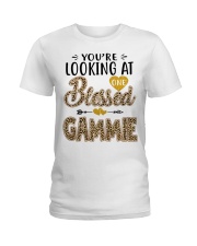 One Blessed Gammie - Leo Ladies T-Shirt tile