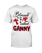 Blessed To Be Called Ganny - Red Classic T-Shirt front