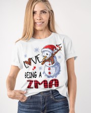I Love Being A Zma - Xmas Classic T-Shirt apparel-classic-tshirt-lifestyle-front-100