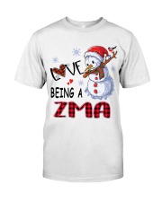 I Love Being A Zma - Xmas Classic T-Shirt front