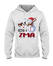 I Love Being A Zma - Xmas Hooded Sweatshirt tile