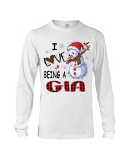 I Love Being A Gia - Xmas Long Sleeve Tee tile