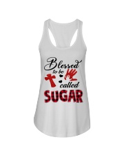 Blessed To Be Called Sugar - Red Ladies Flowy Tank tile