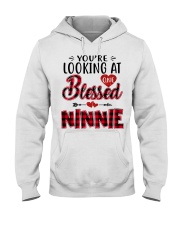 One Blessed Ninnie - Red Hooded Sweatshirt tile