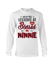 One Blessed Ninnie - Red Long Sleeve Tee tile