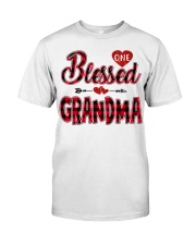 Blessed Grandma - Red Classic T-Shirt front