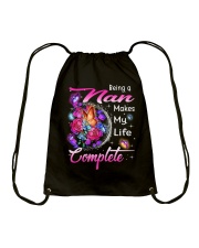 Being A Nan Makes My Life Complete Drawstring Bag tile