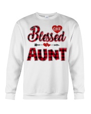 Blessed Aunt - Red Crewneck Sweatshirt tile