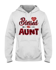 Blessed Aunt - Red Hooded Sweatshirt tile