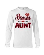 Blessed Aunt - Red Long Sleeve Tee tile