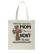 Mom Then A Nony - Cross Tote Bag tile