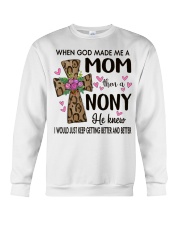 Mom Then A Nony - Cross Crewneck Sweatshirt tile