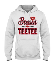 Blessed Teetee - Red Hooded Sweatshirt tile