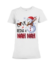 I Love Being A Nah Nah - Xmas Premium Fit Ladies Tee tile