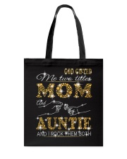 Mom And Auntie - Bling M Tote Bag tile