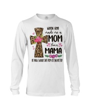 Mom Then A Mama - Cross 2 Long Sleeve Tee tile