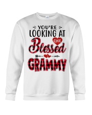 One Blessed Grammy - Red Crewneck Sweatshirt tile