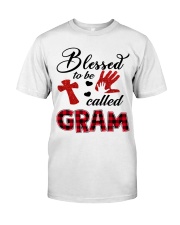 Blessed To Be Called Gram - Red Classic T-Shirt front